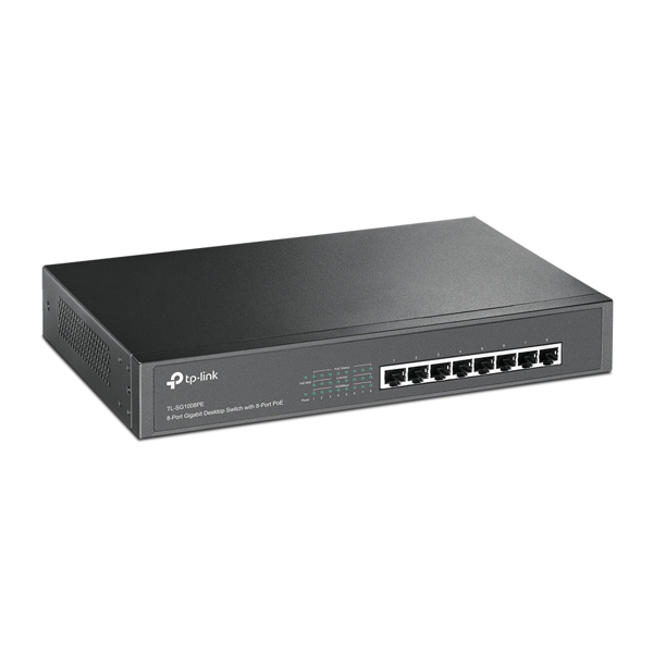 სვიჩი TL-SG1008P TP-Link 8-Port Gigabit Desktop Switch with 4-Port