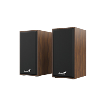 Genius SP-HF180 Stereo USB Powered Speakers Wood