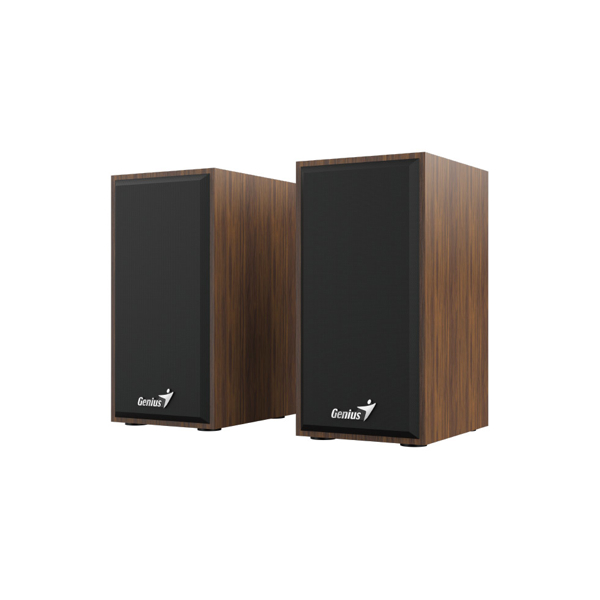 Genius SP-HF180 Stereo USB Powered Speakers Wood