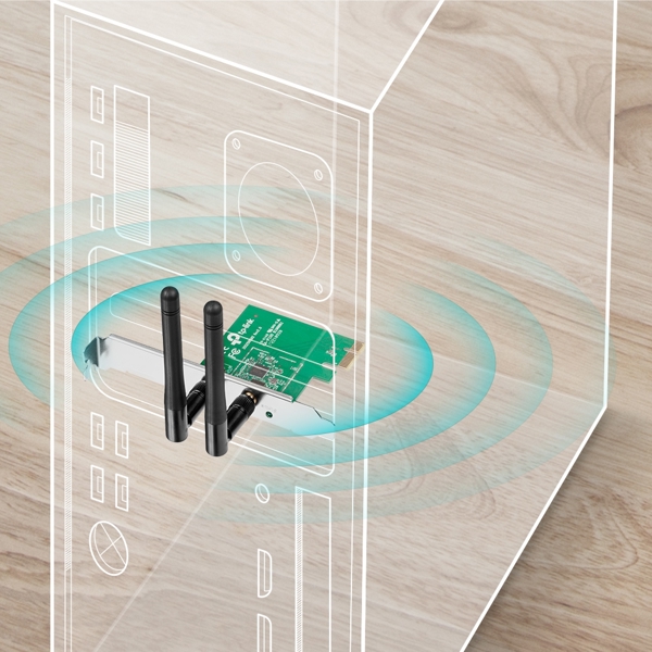 TL-WN881ND,TP-LinK 300Mbps Wireless N PCI Express Adapter Atheros