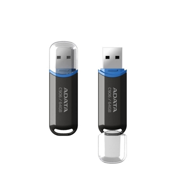 USB ფლეშ მეხსიერება AC906-64G-RBK ADATA USB2.0 Flash Drive