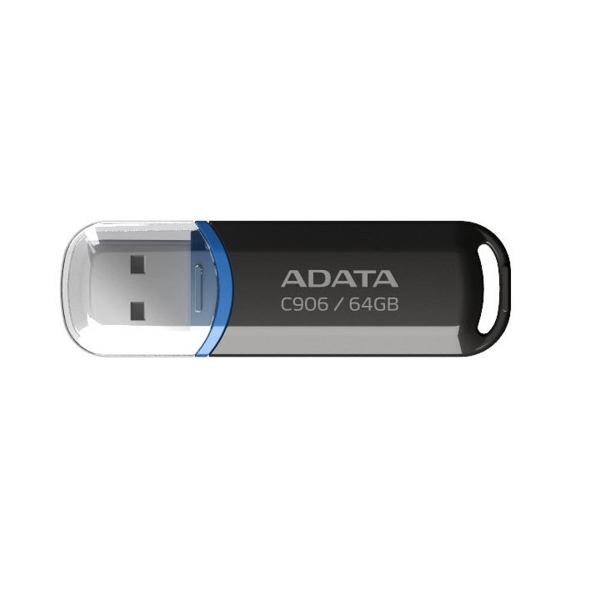 USB ფლეშ მეხსიერება AC906-64G-RBK ADATA USB2.0 Flash Drive