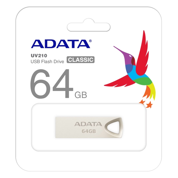 USB ფლეშ მეხსიერება AUV210-64G-RGD ADATA usb 2.0