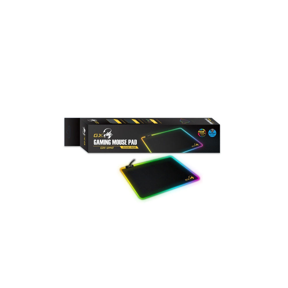 მაუს პადი GX-Pad 500S RGB Game mouse pad Black genius