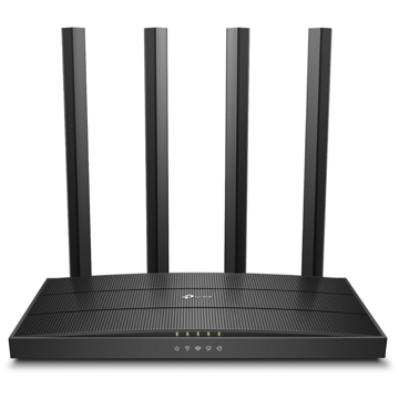 როუტერი TP-Link Archer C6 AC1200, 300Mbps, Router, Black