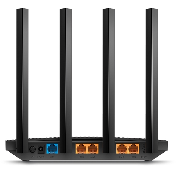 როუტერი TP-Link Archer C6 AC1200, 300Mbps, Router, Black