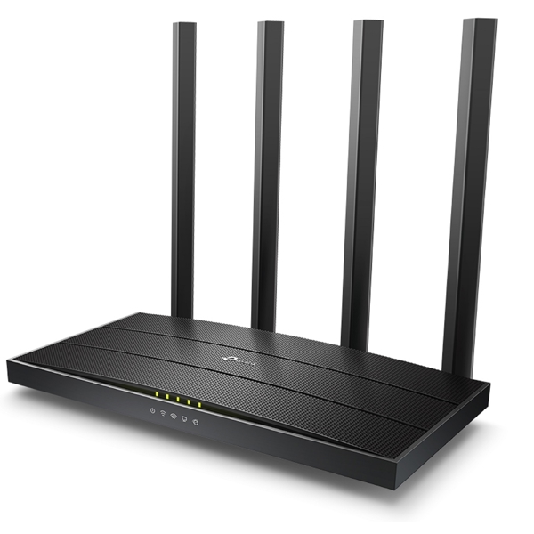 როუტერი TP-Link Archer C6 AC1200, 300Mbps, Router, Black