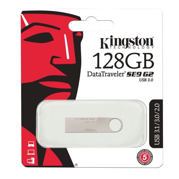 USB ფლეშ მეხსიერება DTSE9G2/128GB Kingston 128GB USB 3.0