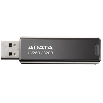 USB ფლეშ მეხსიერება AUV260-32G-RBK ADATA 32GB USB 2.0