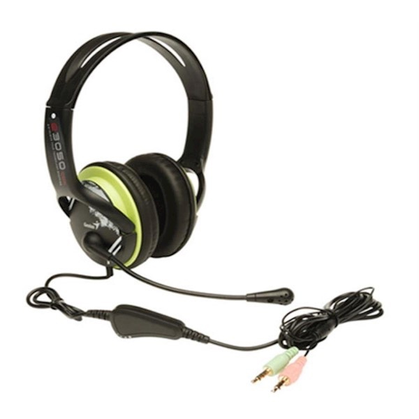 ყურსასმენი HS-400A Green Genius Headband PC Headset with Rotating Microphone 