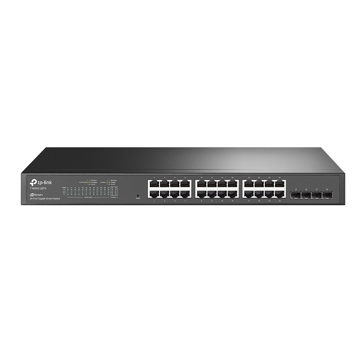 სვიჩი T1600G-28TS (TL-SG2424) TP-Link JetStream 24-Port Gigabit Smart Switch with 4 SFP Slots