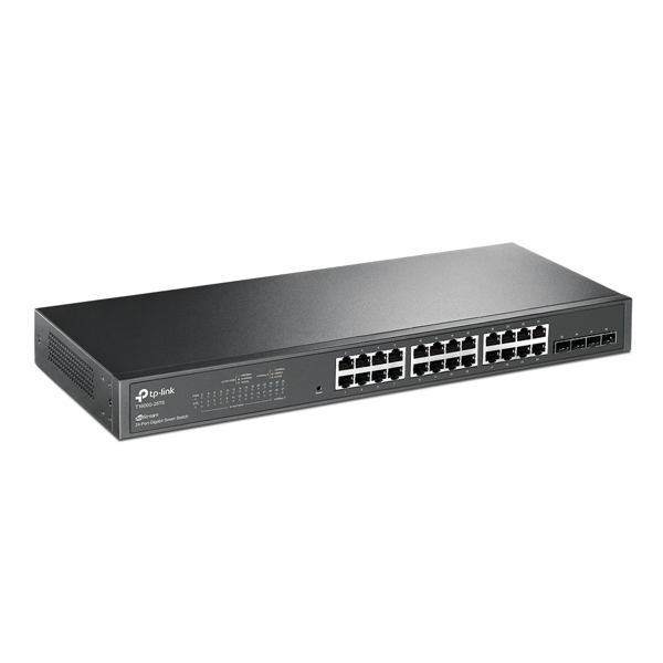 სვიჩი T1600G-28TS (TL-SG2424) TP-Link JetStream 24-Port Gigabit Smart Switch with 4 SFP Slots