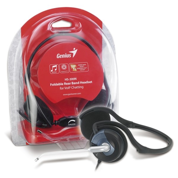 ყურსასმენი HS-300N Genius Rear Band Headset with Microphone