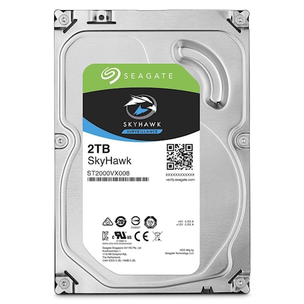 მყარი დისკი ST2000VX008 Seagate SkyHawk 2TB SATA Hard Drive 6Gb/s 64MB Cache