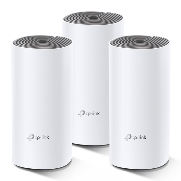 WI-FI გამავრცელებელი Deco E4(3-pack) TP-LINK AC1200 Whole Home Mesh Wi-Fi System