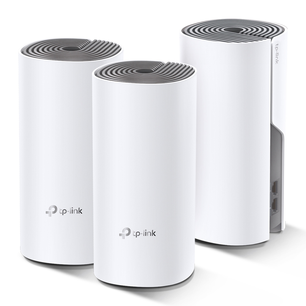 Wifi გამავრცელებელი Deco E4(3-pack) TP-LINK AC1200 Whole Home Mesh Wifi System