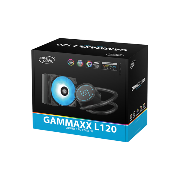 ქულერი GAMMAXX L120, Deepcool, Universal CPU Cooler RGB LED