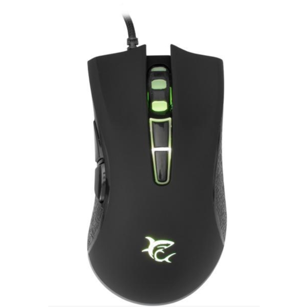 მაუსი WHITE SHARK Gaming Mouse GM-5004 Spartacus-2 6400 DPI Black