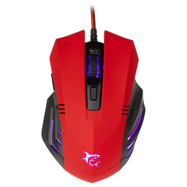 მაუსი WHITE SHARK Gaming Mouse GM-5006 Hannibal-2 3200 DPI Red