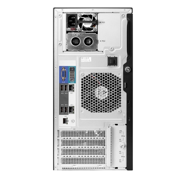 სერვერი HPE ProLiant ML30 Gen10 E-2124 3.3GHz 4-core, 8GB-U, S100i 4LFF NHP, 2-Port 1GbE, 350W PS