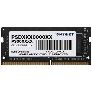 ოპერატიული მეხსიერება Patriot DDR4 SL 4GB 2666MHZ SODIMM - PSD44G266681S