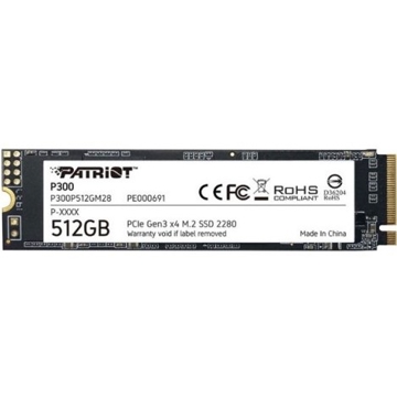 მყარი დისკი Patriot P300 512GB M2 2280 PCIe - P300P512GM28