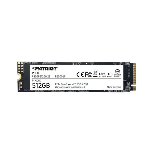 მყარი დისკი Patriot P300 512GB M2 2280 PCIe - P300P512GM28