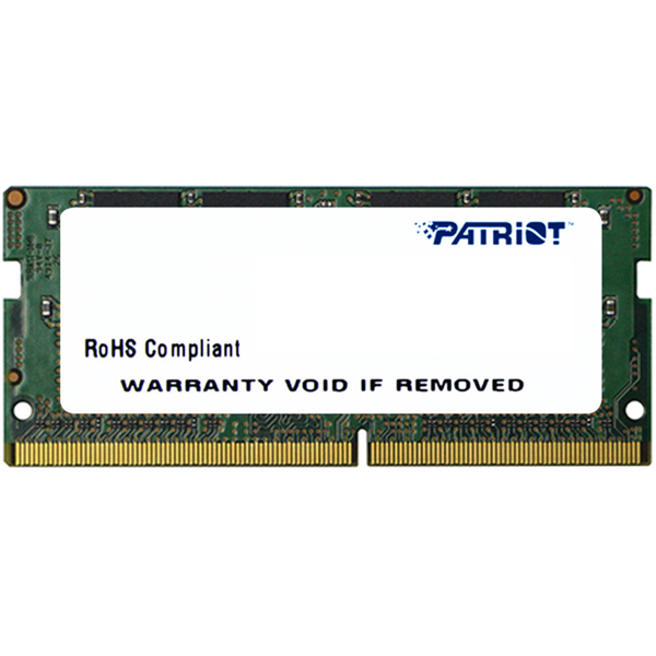 ოპერატიული მეხსიერება Patriot DDR4 16GB 2666MHz SODIMM - PSD416G26662S