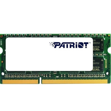 ოპერატიული მეხსიერება Patriot DDR3 8GB 1600MHz SODIMM 1.35V - PSD38G1600L2S