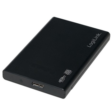 მყარი დისკის ქეისი Logilink UA0275 2,5" Extern. Encl. USB 3.0 super slim screwless Black