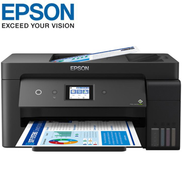 Epson L14150 (C11CH96404) Smallest 4-in-1 MFP with A3 document printing, front-facing ink tanks and Wi-Fi and Ethernet printing