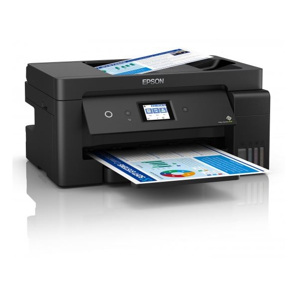 Epson L14150 (C11CH96404) Smallest 4-in-1 MFP with A3 document printing, front-facing ink tanks and Wi-Fi and Ethernet printing