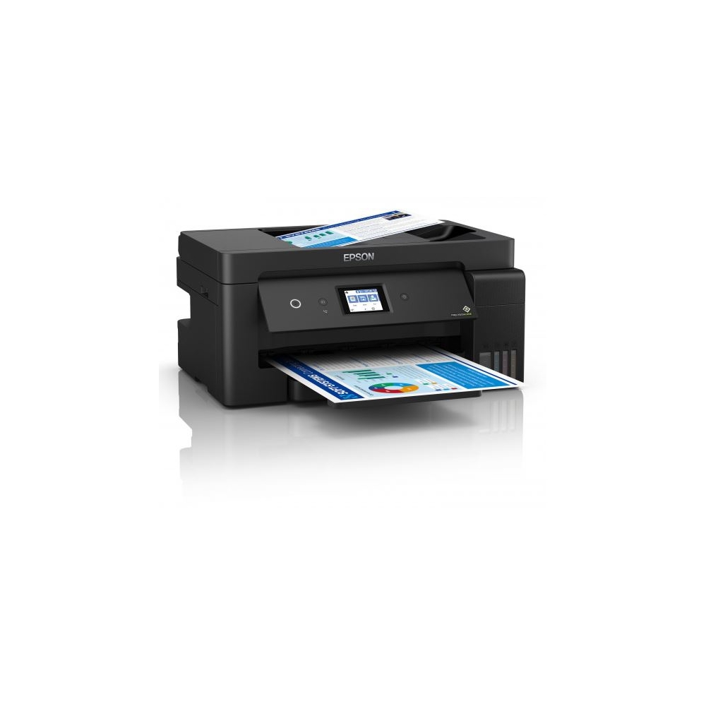 Epson L14150 (C11CH96404) Smallest 4-in-1 MFP with A3 document printing, front-facing ink tanks and Wifi and Ethernet printing