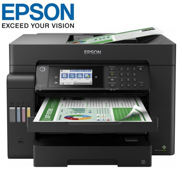 Epson L15150 (C11CH72404) 4-in-1 all-in-one with A3 + document printing, front-facing ink tanks and Wi-Fi and Ethernet printing