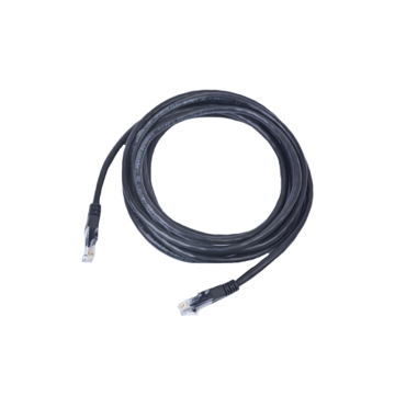 კაბელი PP12-3M/BK GEMBIRD CAT5e UTP Patch cord black 3M