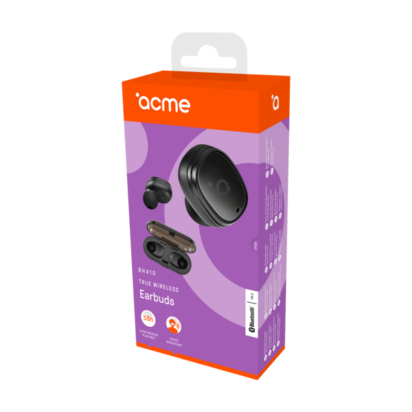 ყურსასმენი ACME BH410 Bluetooth TWS earphones Black