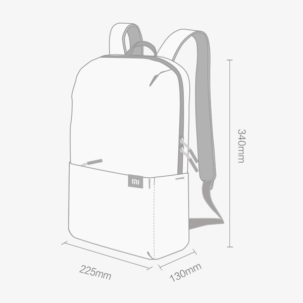 ჩანთა Xiaomi Mi Casual Daypack ZJB4145GL Bright Blue