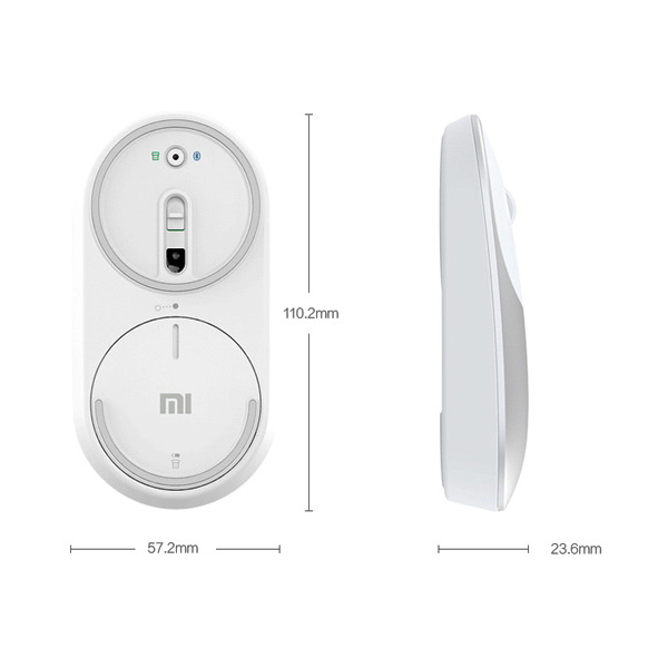 მაუსი Xiaomi Mi Portable Mouse HLK4007GL Silver