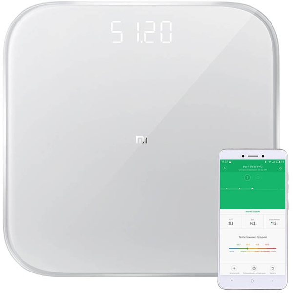 ჭკვიანი იატაკის სასწორი Xiaomi NUN4056GL (XMTZC04HM) Mi Smart  2, Scale For The Floor