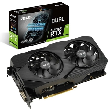 ვიდეო დაფა ASUS DUAL GEFORCE RTX™ 2060 ADVANCED EDITION EVO 6GB GDDR6