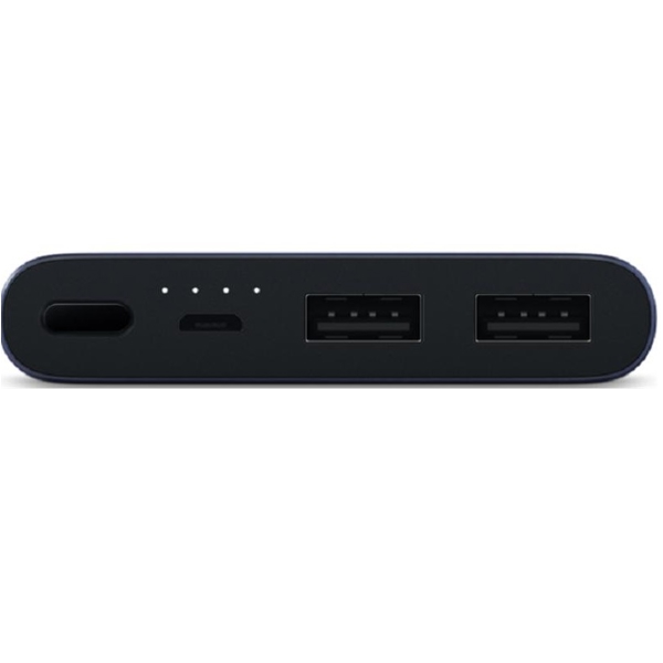 პორტატული დამტენი Xiaomi Mi Power Bank 2S VXN4230GL Black (10000mAh Quick Charge 2xUSB Li-Pol)