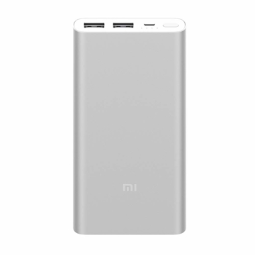 პორტატული დამტენი Xiaomi Mi Power Bank 2S VXN4231GL Silver (10000mAh Quick Charge 2xUSB Li-Pol)