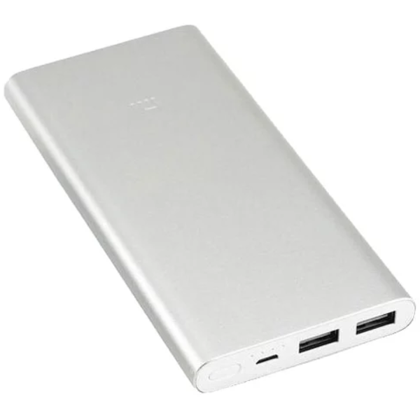 პორტატული დამტენი Xiaomi Mi Power Bank 2S VXN4231GL Silver (10000mAh Quick Charge 2xUSB Li-Pol)