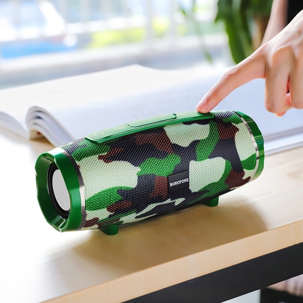 დინამიკი BOROFONE BR3 Rich sound sports wireless speaker camouflage green