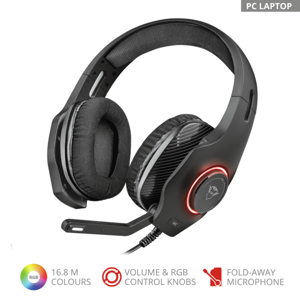 ყურსასმენი Trust GXT 455 Torus RGB Gaming Headset