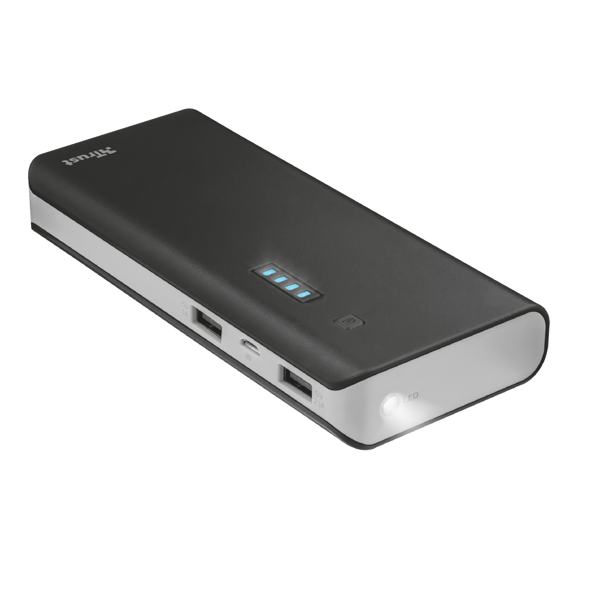 პორტატული დამტენი trust Primo Powerbank 13.000 mAh - black