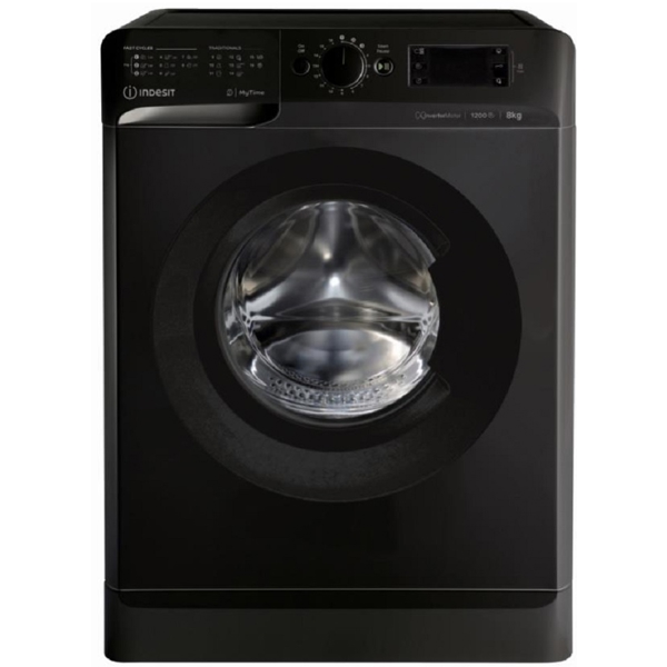 სარეცხი მანქანა INDESIT OMTWE 81283 K EU 8kg, A+++ Black