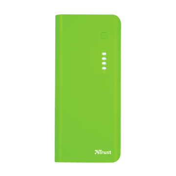 პორტატული დამტენი trust Primo Powerbank 10.000 mAh - green