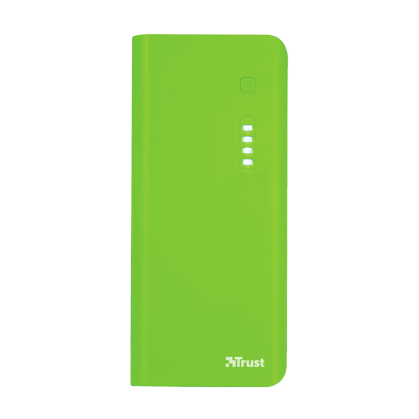 პორტატული დამტენი trust Primo Powerbank 10.000 mAh - green