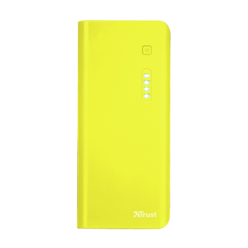 პორტატული დამტენი trust Primo Powerbank 10.000 mAh - yellow